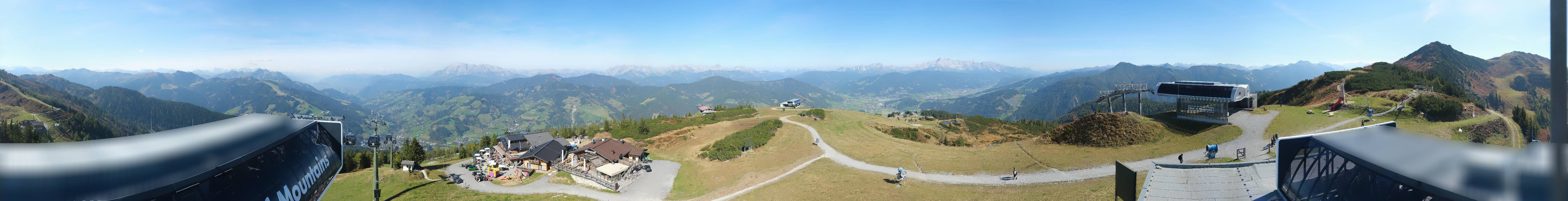 Archiv Foto Webcam Wagrain Grießenkareck - Bergstation Flying Mozart