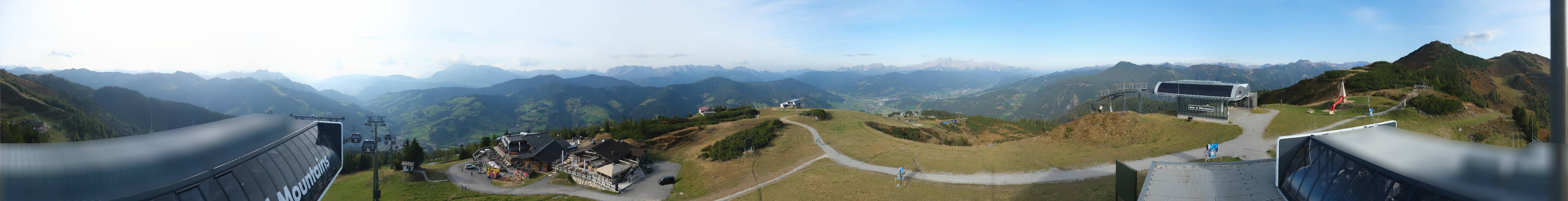 Archiv Foto Webcam Wagrain Grießenkareck - Bergstation Flying Mozart