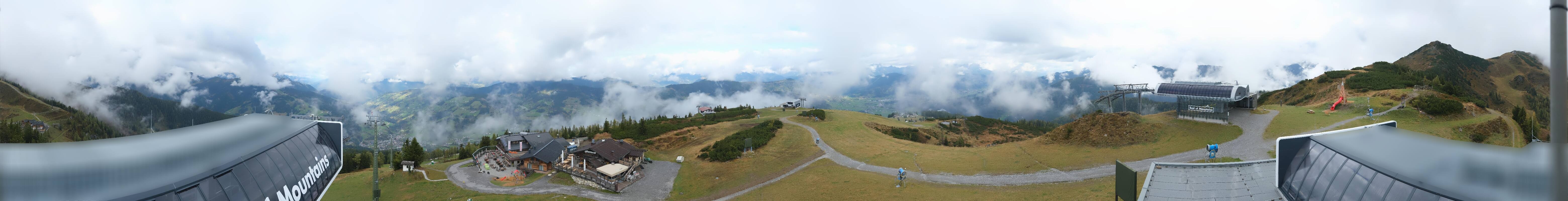 Archiv Foto Webcam Wagrain Grießenkareck - Bergstation Flying Mozart