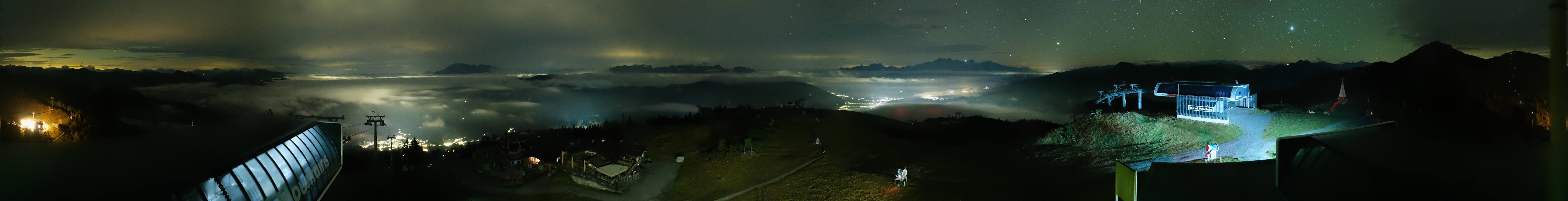Archiv Foto Webcam Wagrain Grießenkareck - Bergstation Flying Mozart