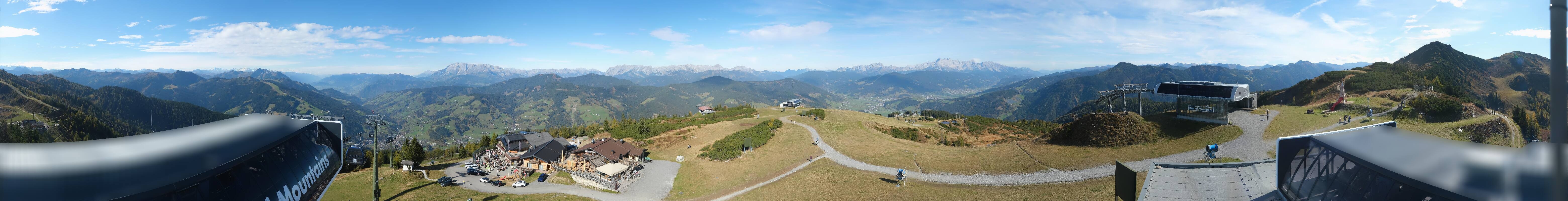 Archiv Foto Webcam Wagrain Grießenkareck - Bergstation Flying Mozart