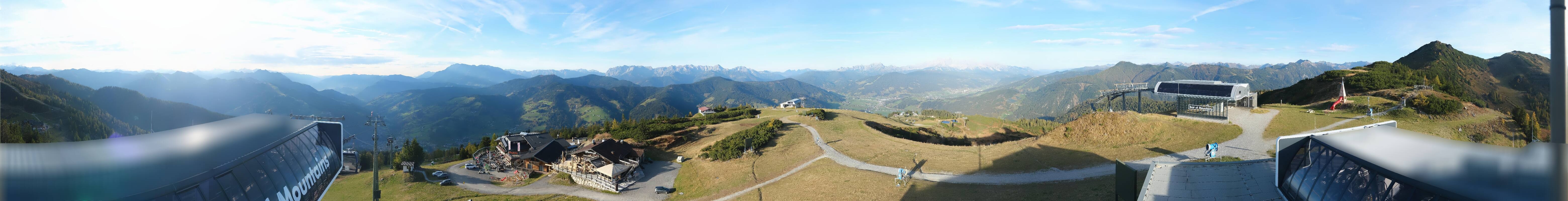 Archiv Foto Webcam Wagrain Grießenkareck - Bergstation Flying Mozart