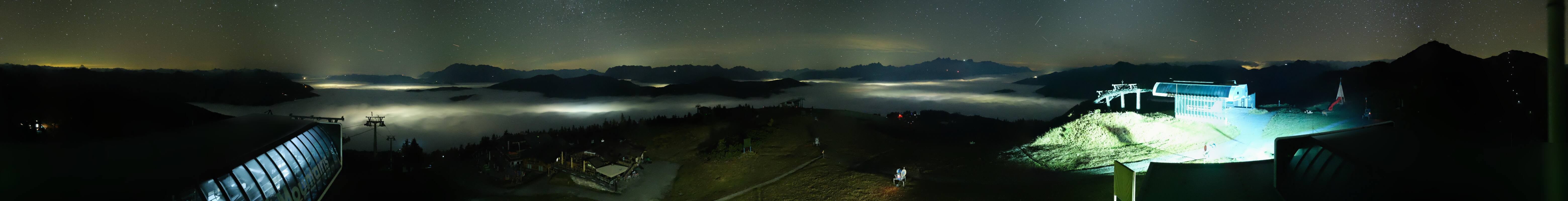 Archiv Foto Webcam Wagrain Grießenkareck - Bergstation Flying Mozart