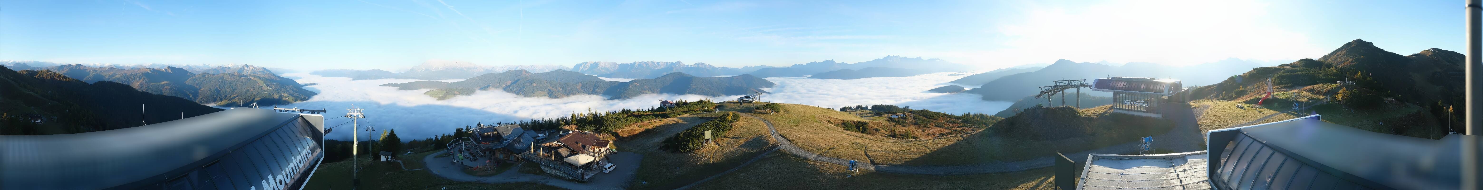 Archiv Foto Webcam Wagrain Grießenkareck - Bergstation Flying Mozart