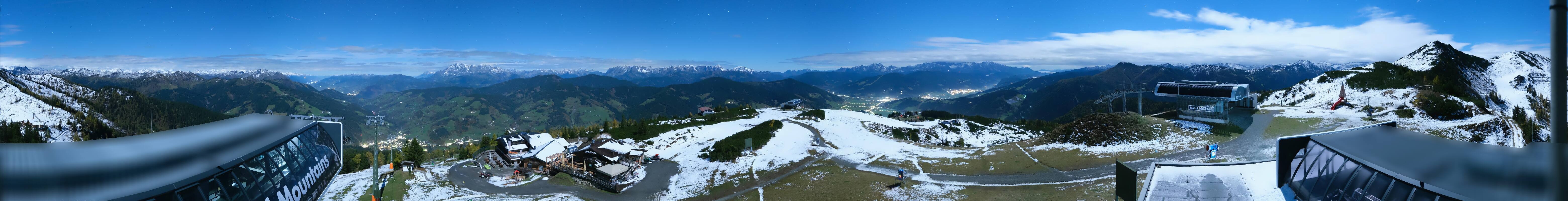 Archiv Foto Webcam Wagrain Grießenkareck - Bergstation Flying Mozart