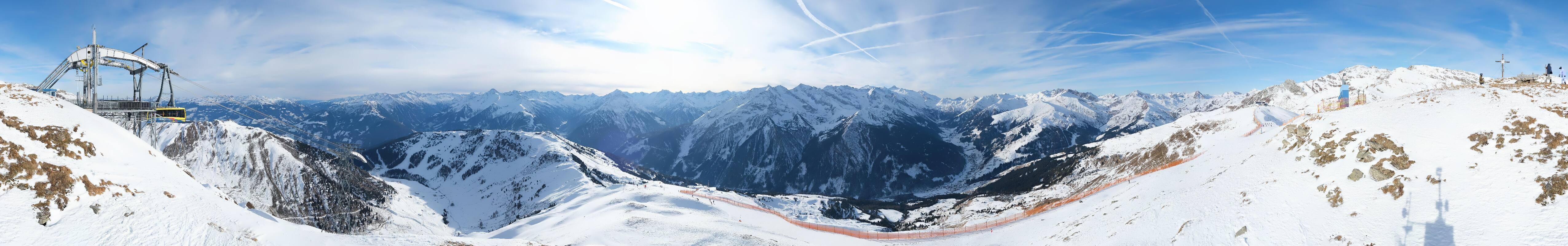 Archiv Foto Webcam Tux - Ausblick von der Wanglspitze