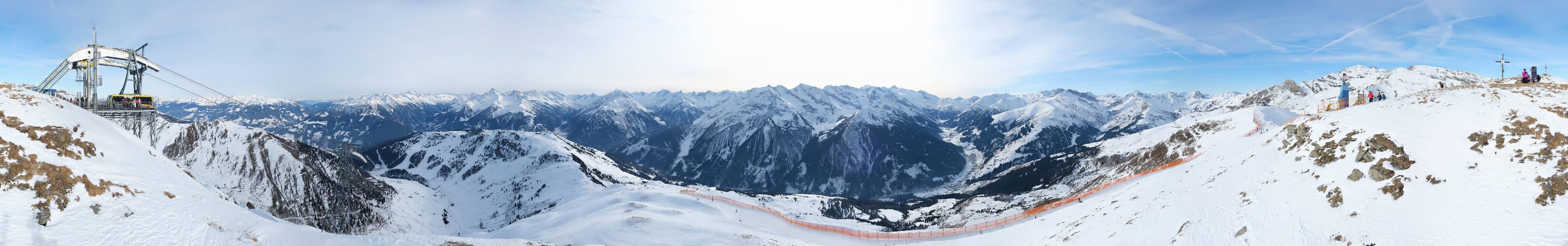 Archiv Foto Webcam Tux - Ausblick von der Wanglspitze