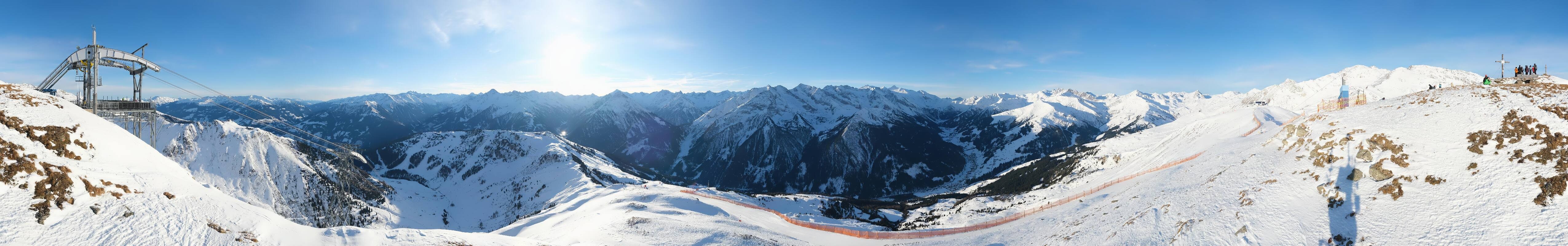 Archiv Foto Webcam Tux - Ausblick von der Wanglspitze