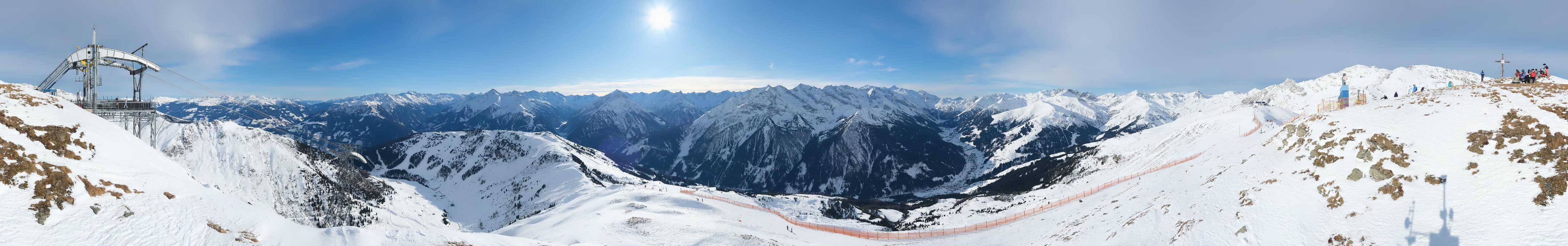 Archiv Foto Webcam Tux - Ausblick von der Wanglspitze