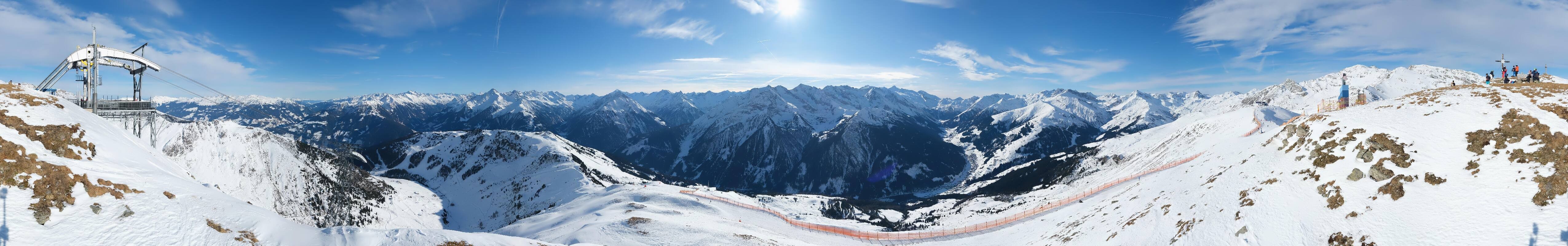 Archiv Foto Webcam Tux - Ausblick von der Wanglspitze