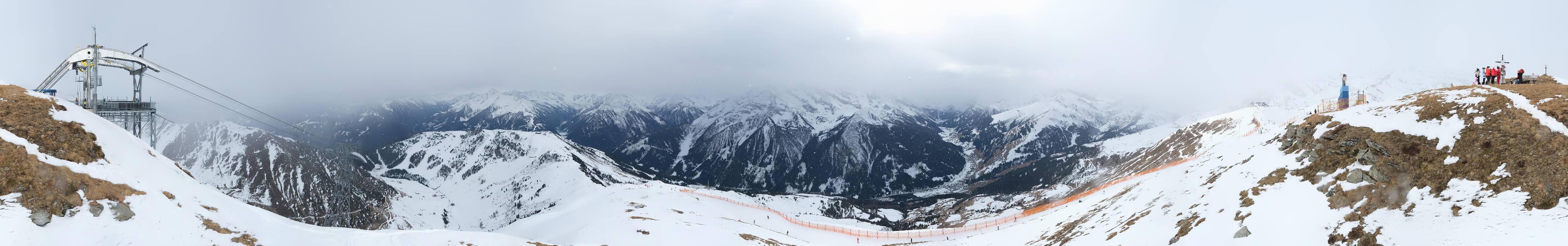 Archiv Foto Webcam Tux - Ausblick von der Wanglspitze