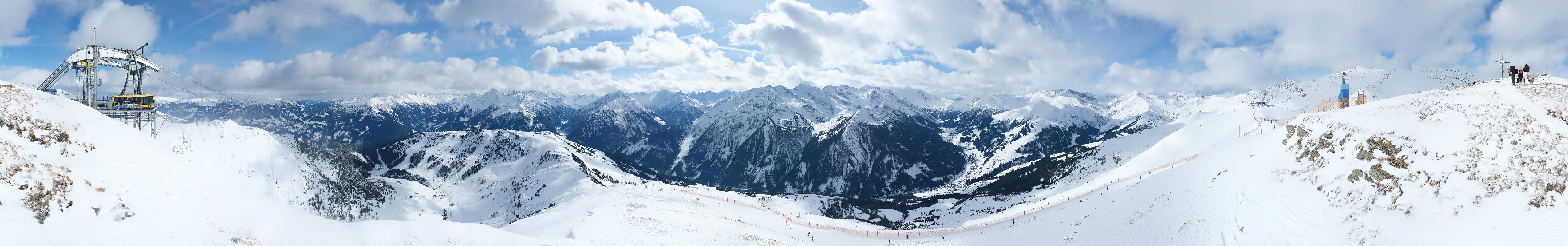 Archiv Foto Webcam Tux - Ausblick von der Wanglspitze