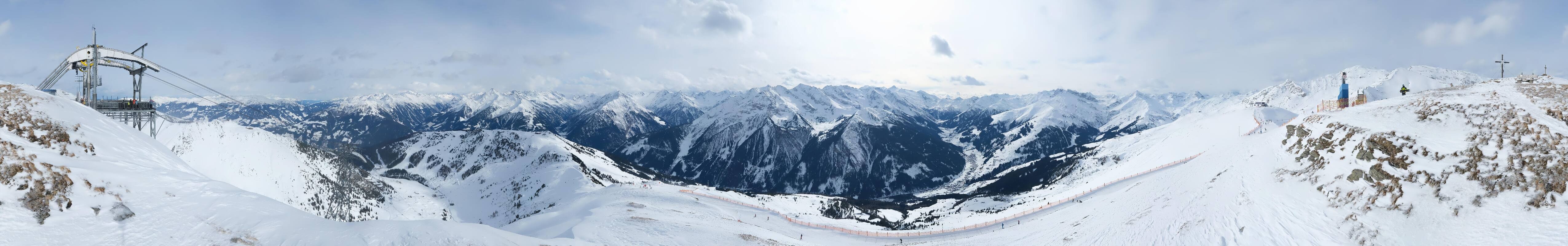 Archiv Foto Webcam Tux - Ausblick von der Wanglspitze