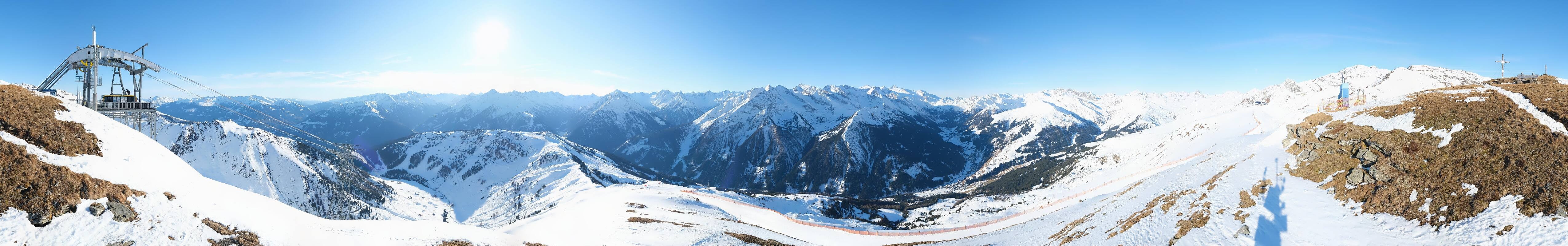 Archiv Foto Webcam Tux - Ausblick von der Wanglspitze