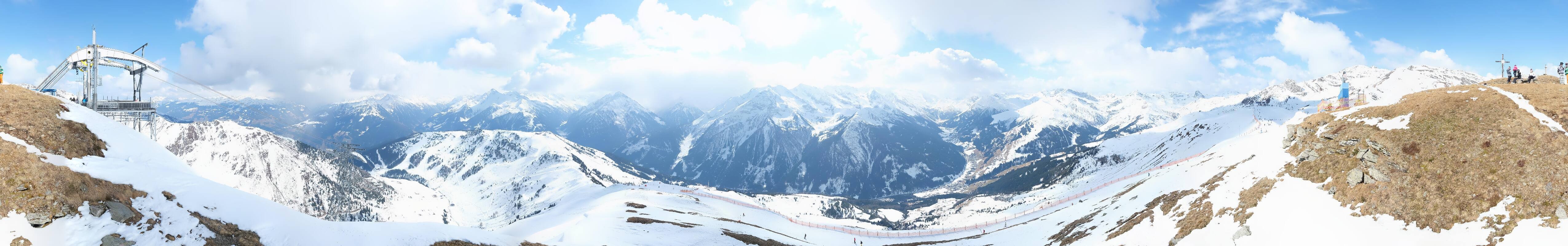 Archiv Foto Webcam Tux - Ausblick von der Wanglspitze