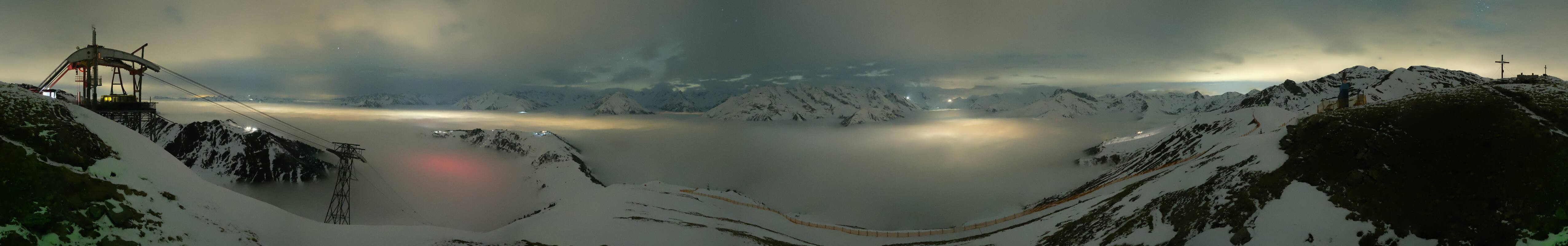 Archiv Foto Webcam Tux - Ausblick von der Wanglspitze