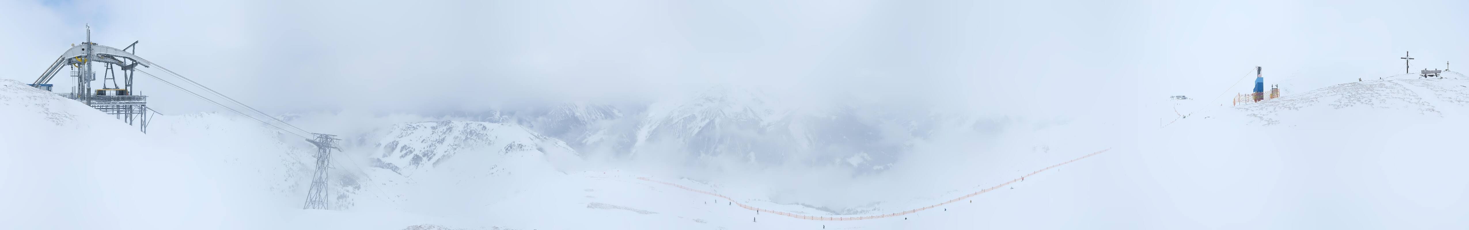 Archiv Foto Webcam Tux - Ausblick von der Wanglspitze
