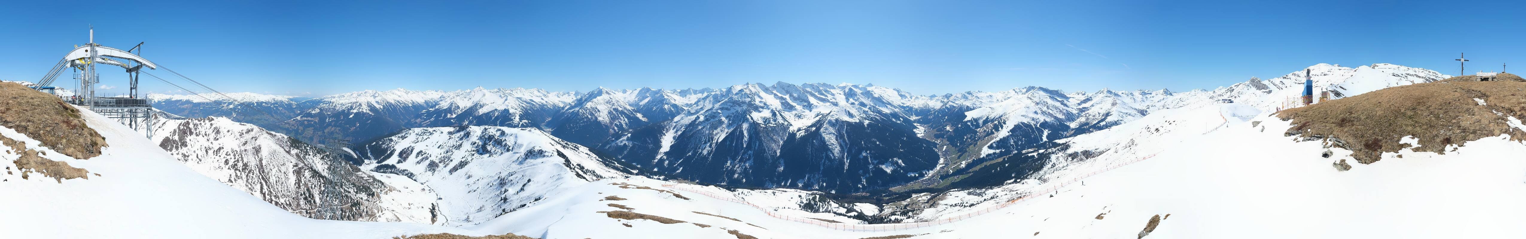 Archiv Foto Webcam Tux - Ausblick von der Wanglspitze