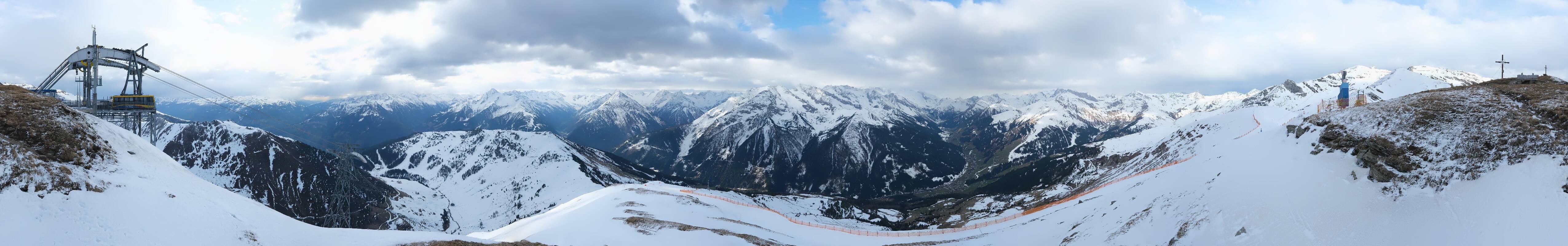 Archiv Foto Webcam Tux - Ausblick von der Wanglspitze