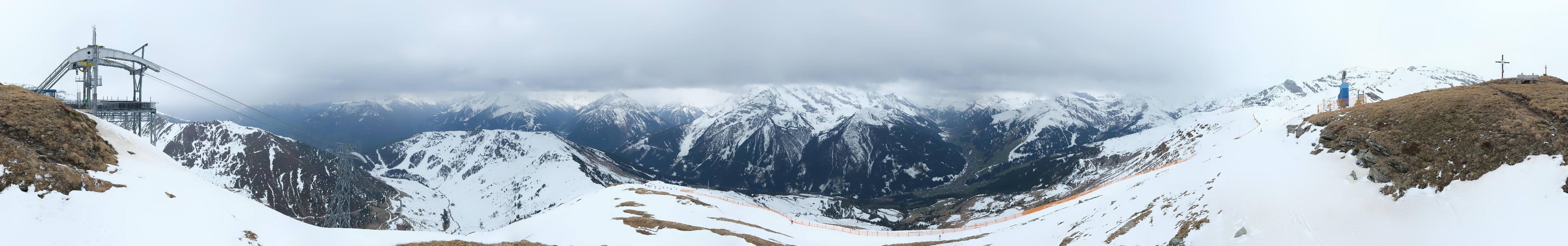 Archiv Foto Webcam Tux - Ausblick von der Wanglspitze