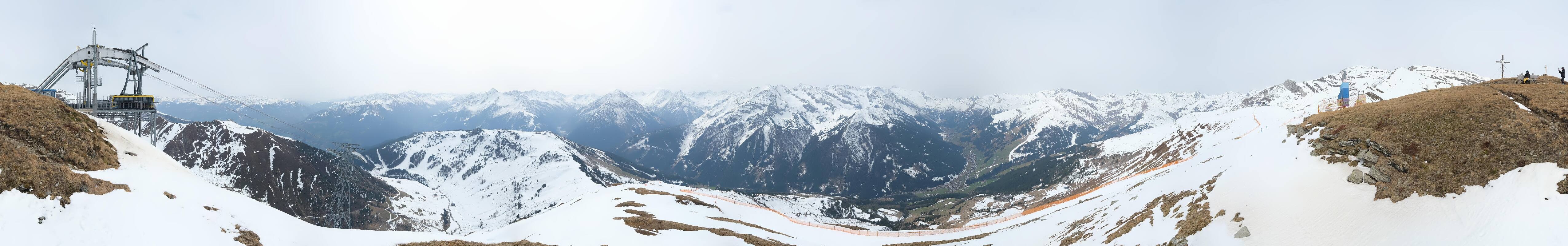 Archiv Foto Webcam Tux - Ausblick von der Wanglspitze