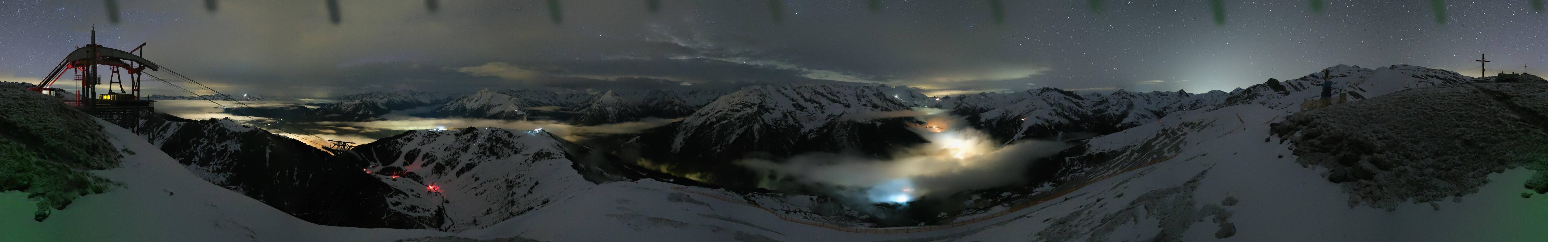 Archiv Foto Webcam Tux - Ausblick von der Wanglspitze