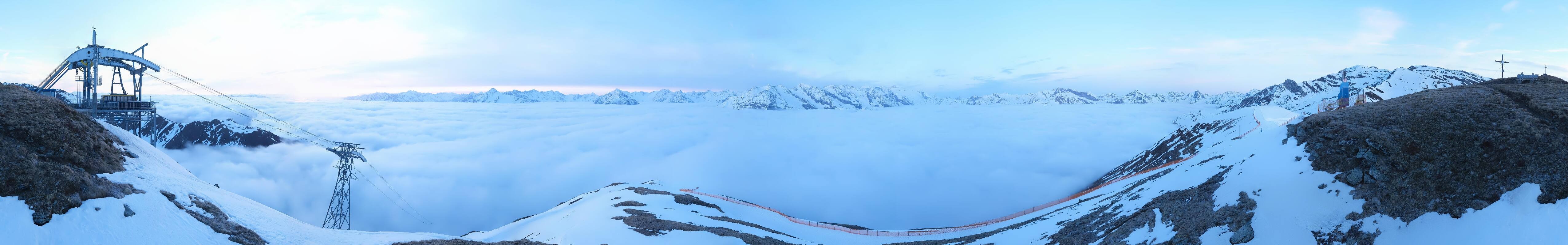 Archiv Foto Webcam Tux - Ausblick von der Wanglspitze