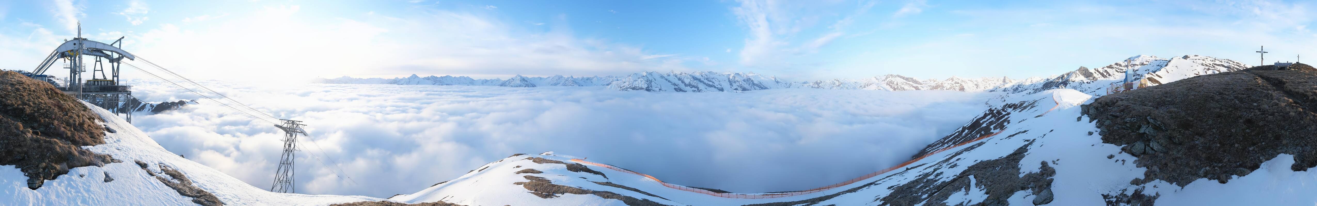 Archiv Foto Webcam Tux - Ausblick von der Wanglspitze
