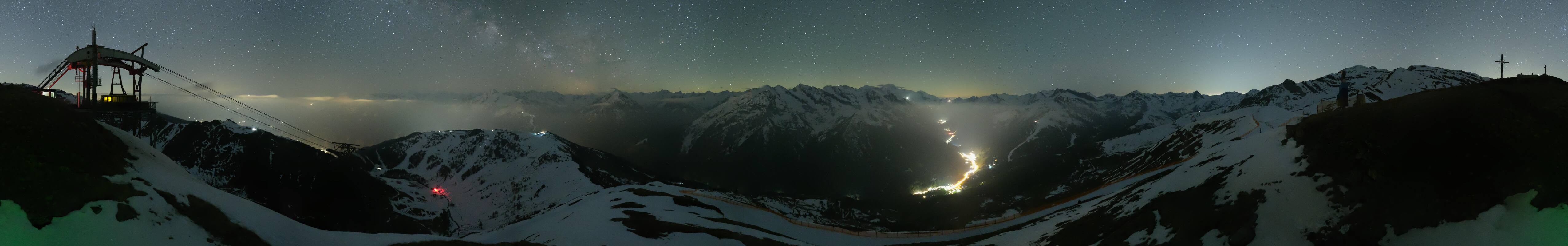 Archiv Foto Webcam Tux - Ausblick von der Wanglspitze