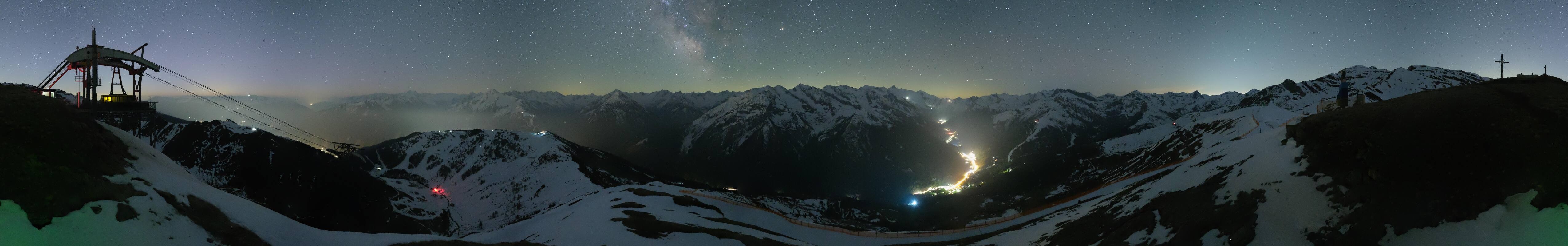 Archiv Foto Webcam Tux - Ausblick von der Wanglspitze