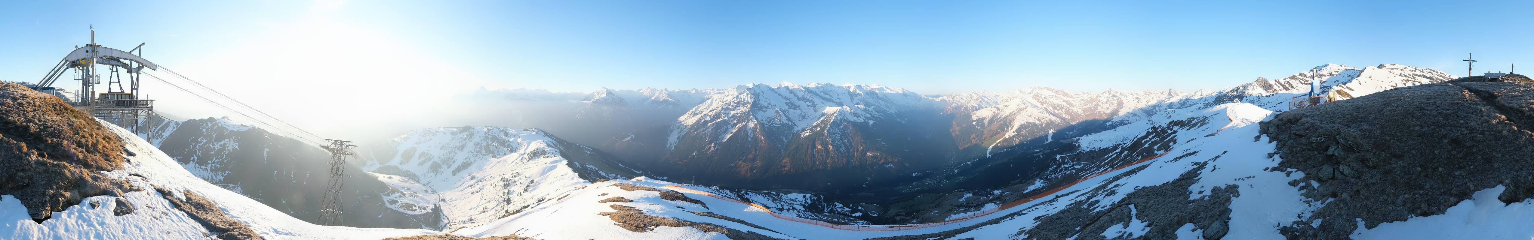 Archiv Foto Webcam Tux - Ausblick von der Wanglspitze