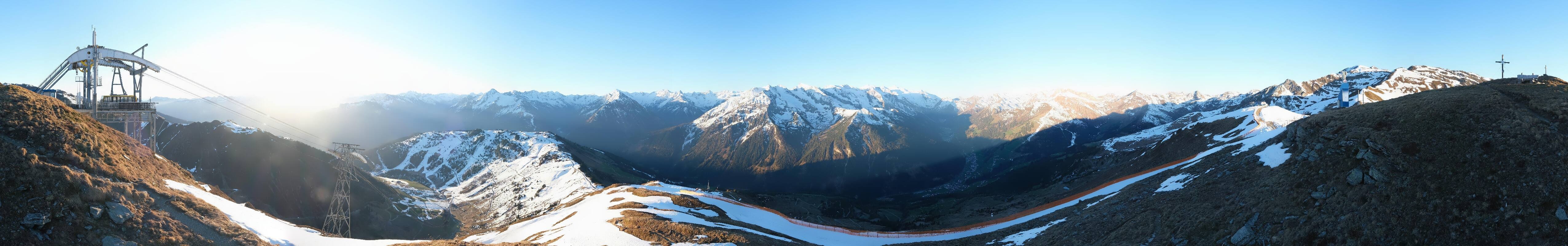 Archiv Foto Webcam Tux - Ausblick von der Wanglspitze
