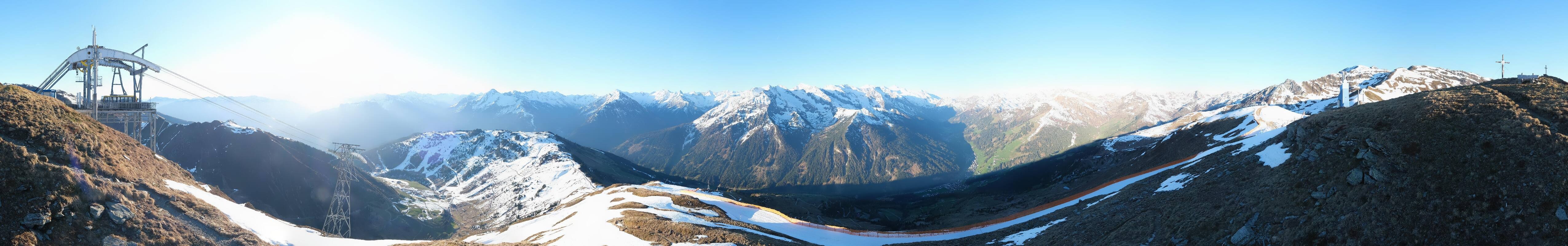 Archiv Foto Webcam Tux - Ausblick von der Wanglspitze