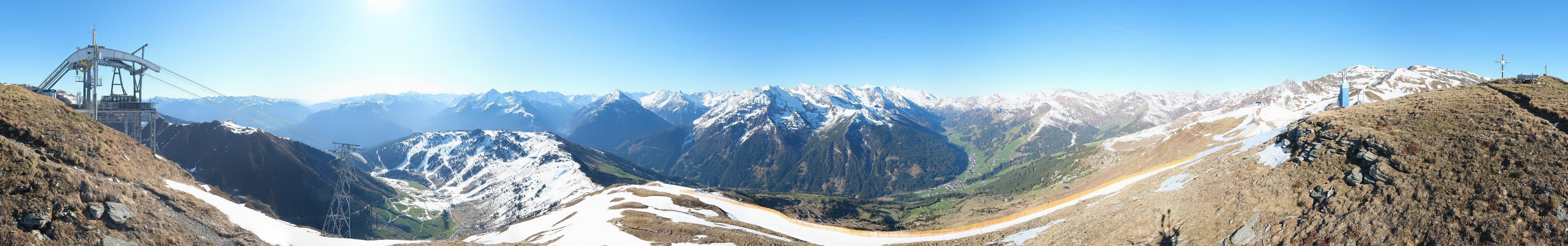 Archiv Foto Webcam Tux - Ausblick von der Wanglspitze