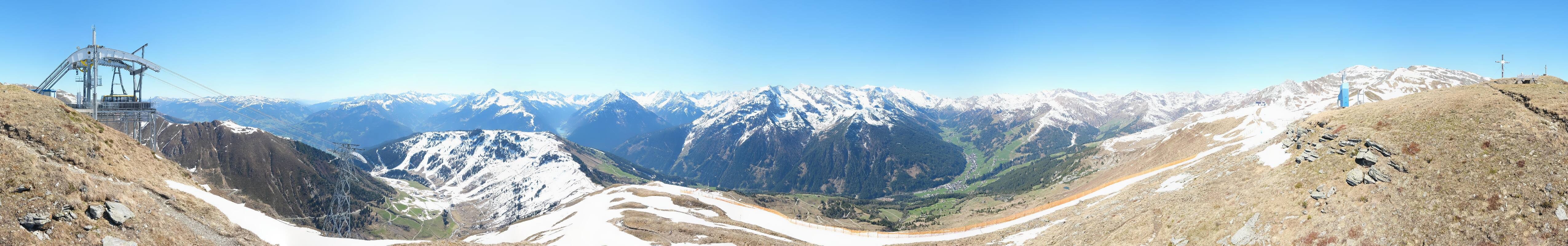 Archiv Foto Webcam Tux - Ausblick von der Wanglspitze