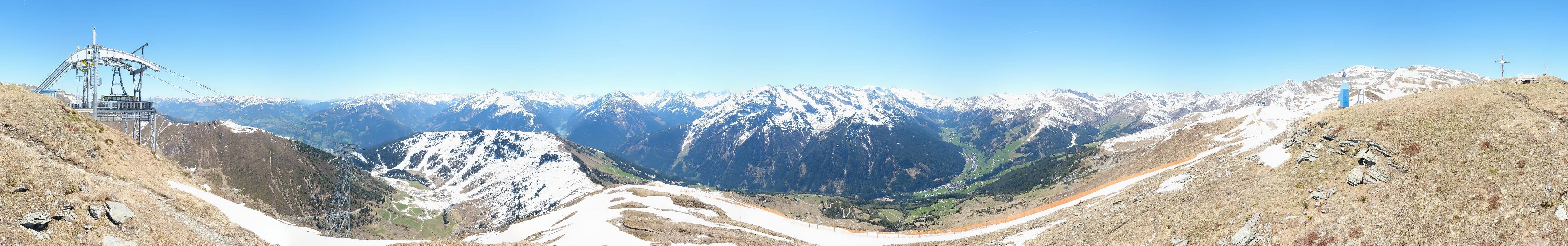 Archiv Foto Webcam Tux - Ausblick von der Wanglspitze