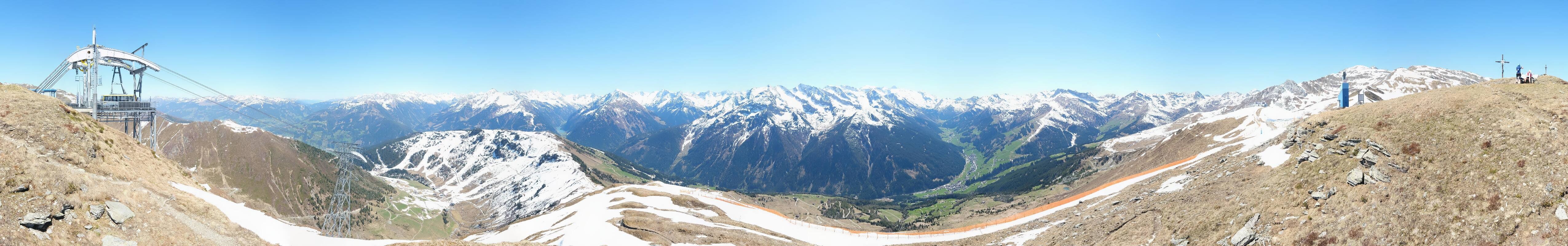 Archiv Foto Webcam Tux - Ausblick von der Wanglspitze
