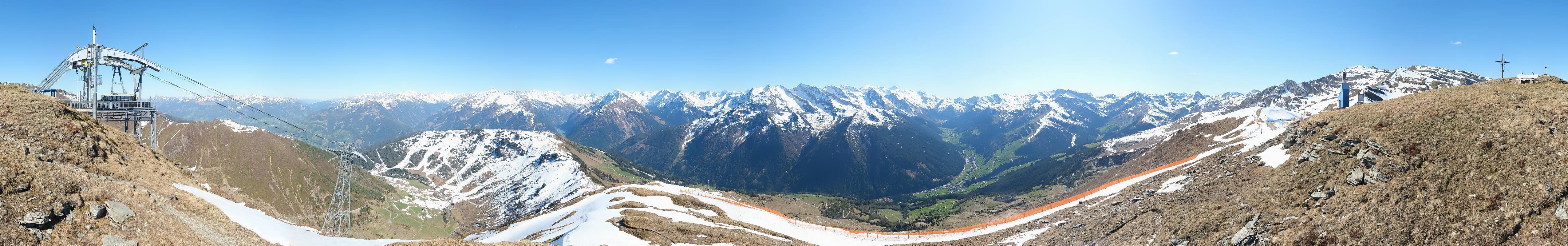 Archiv Foto Webcam Tux - Ausblick von der Wanglspitze