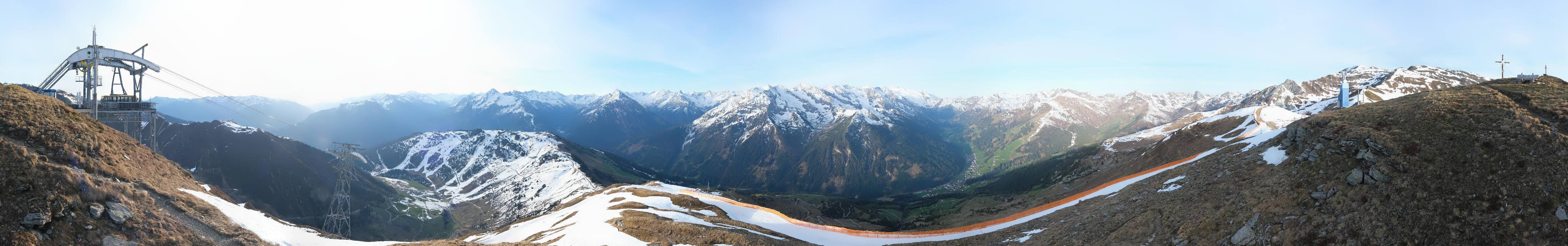 Archiv Foto Webcam Tux - Ausblick von der Wanglspitze