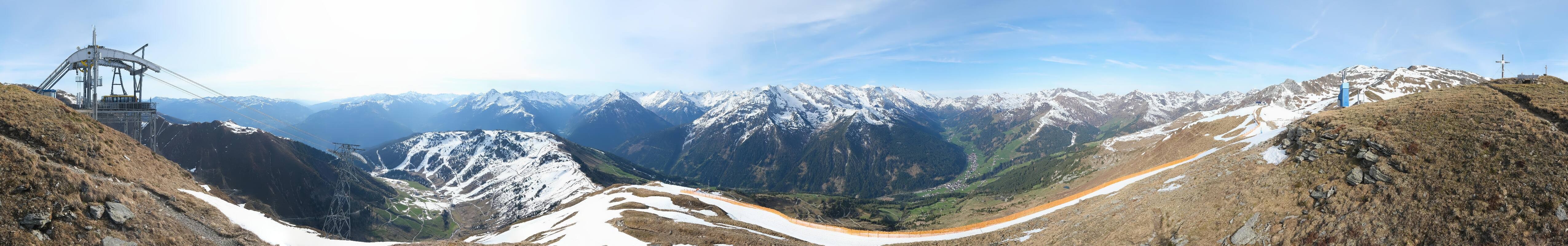 Archiv Foto Webcam Tux - Ausblick von der Wanglspitze