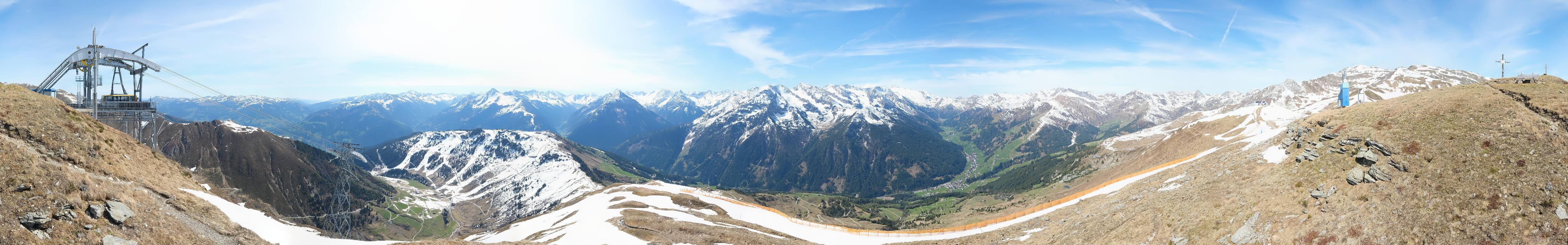 Archiv Foto Webcam Tux - Ausblick von der Wanglspitze