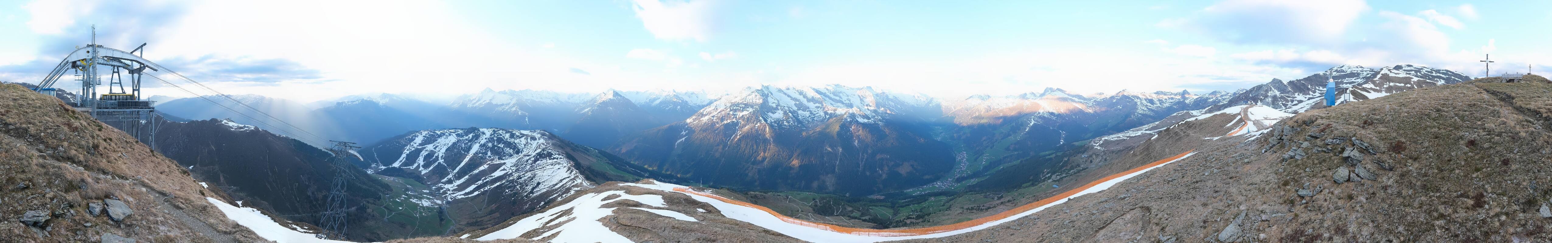 Archiv Foto Webcam Tux - Ausblick von der Wanglspitze