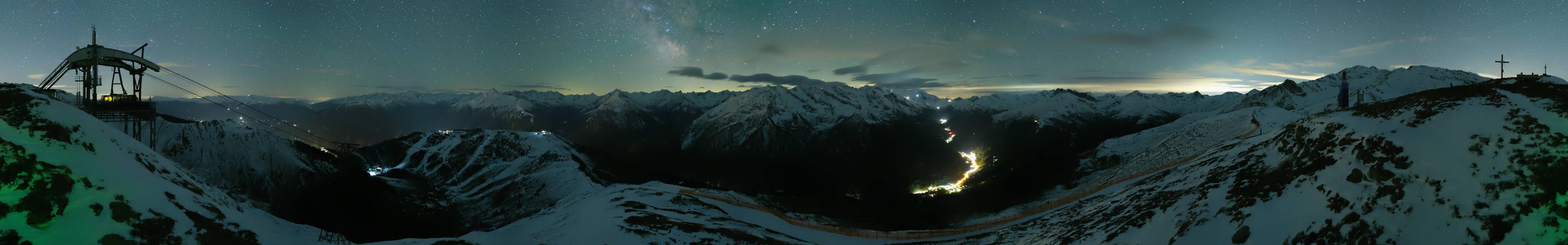 Archiv Foto Webcam Tux - Ausblick von der Wanglspitze