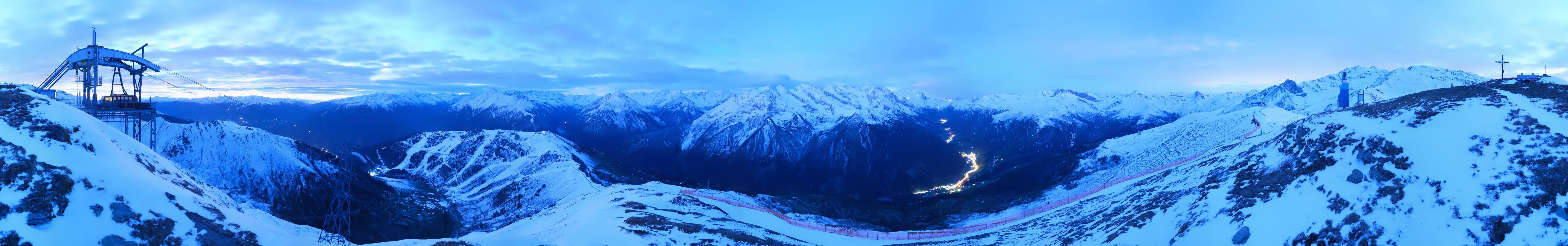 Archiv Foto Webcam Tux - Ausblick von der Wanglspitze