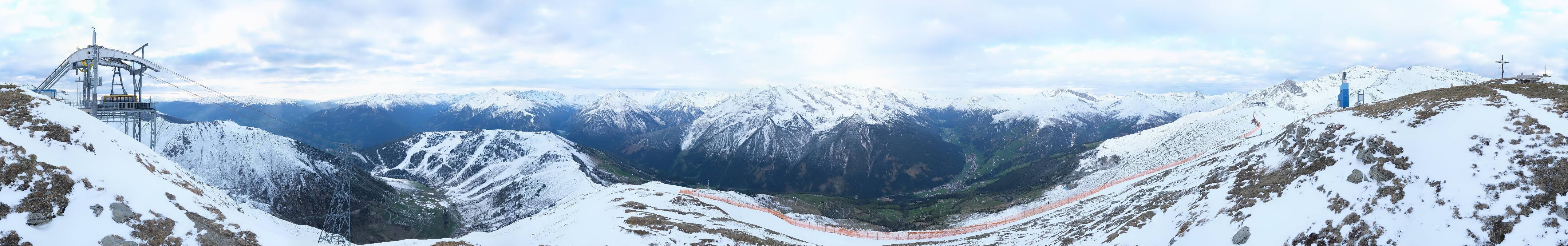 Archiv Foto Webcam Tux - Ausblick von der Wanglspitze