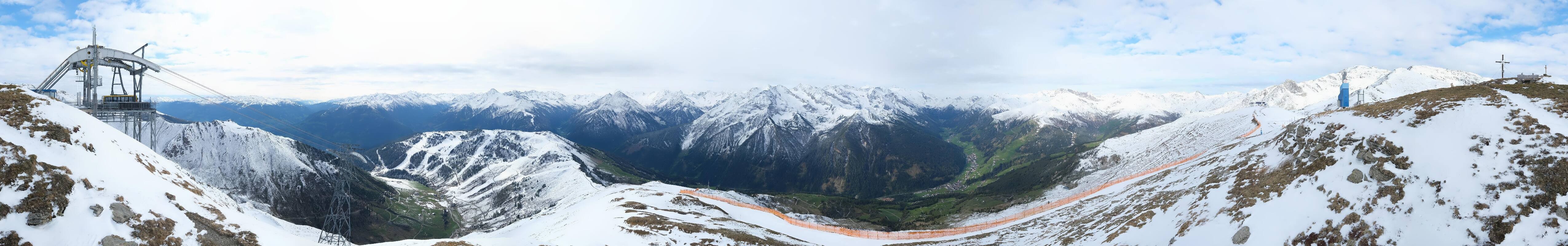 Archiv Foto Webcam Tux - Ausblick von der Wanglspitze