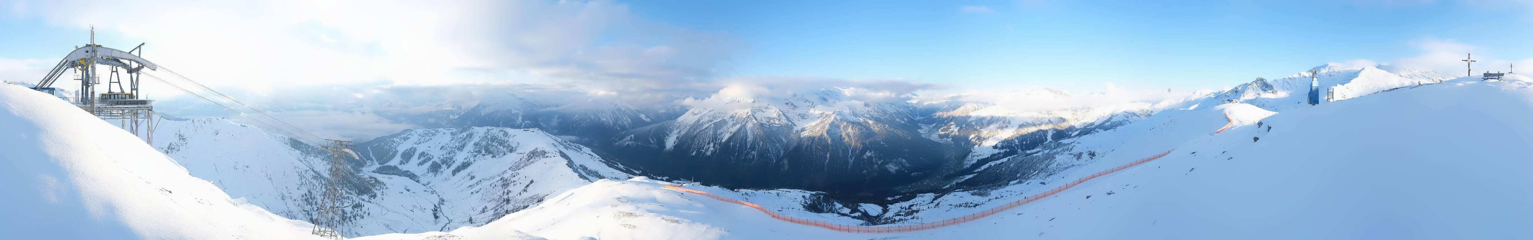 Archiv Foto Webcam Tux - Ausblick von der Wanglspitze
