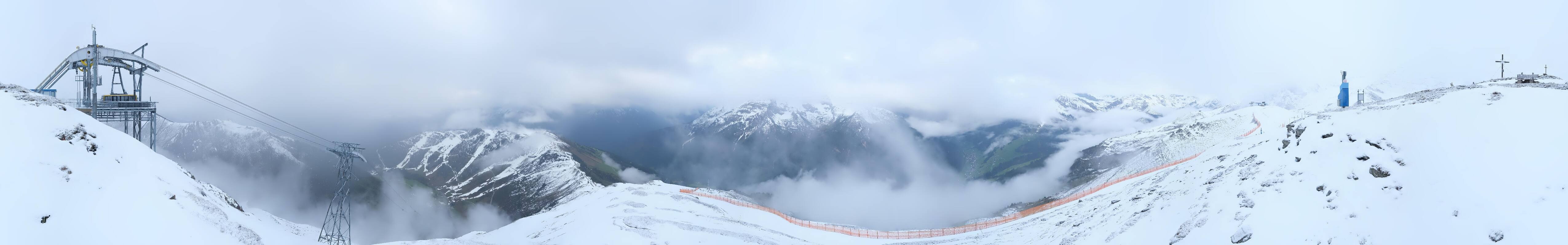 Archiv Foto Webcam Tux - Ausblick von der Wanglspitze