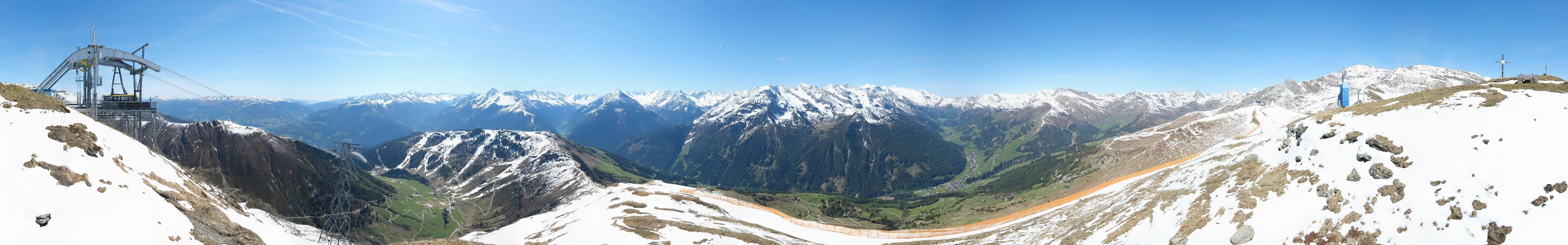 Archiv Foto Webcam Tux - Ausblick von der Wanglspitze