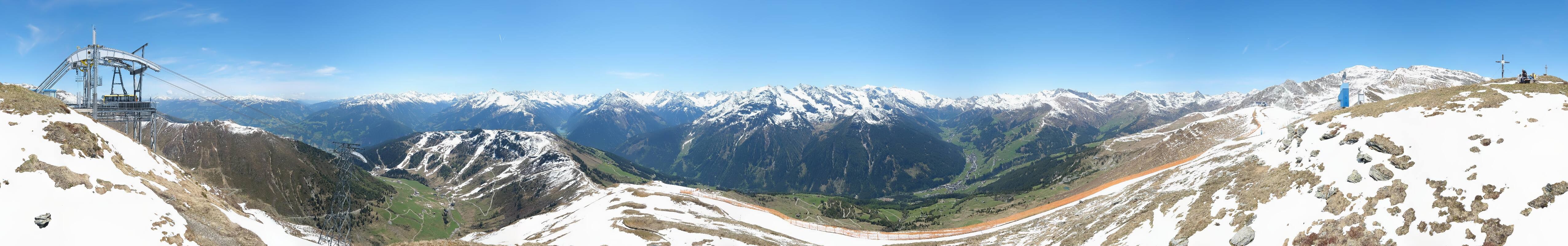 Archiv Foto Webcam Tux - Ausblick von der Wanglspitze